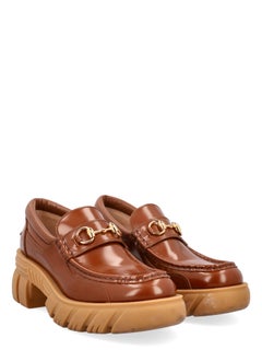 Gucci Women Loafers Brown Leather EU 39.5