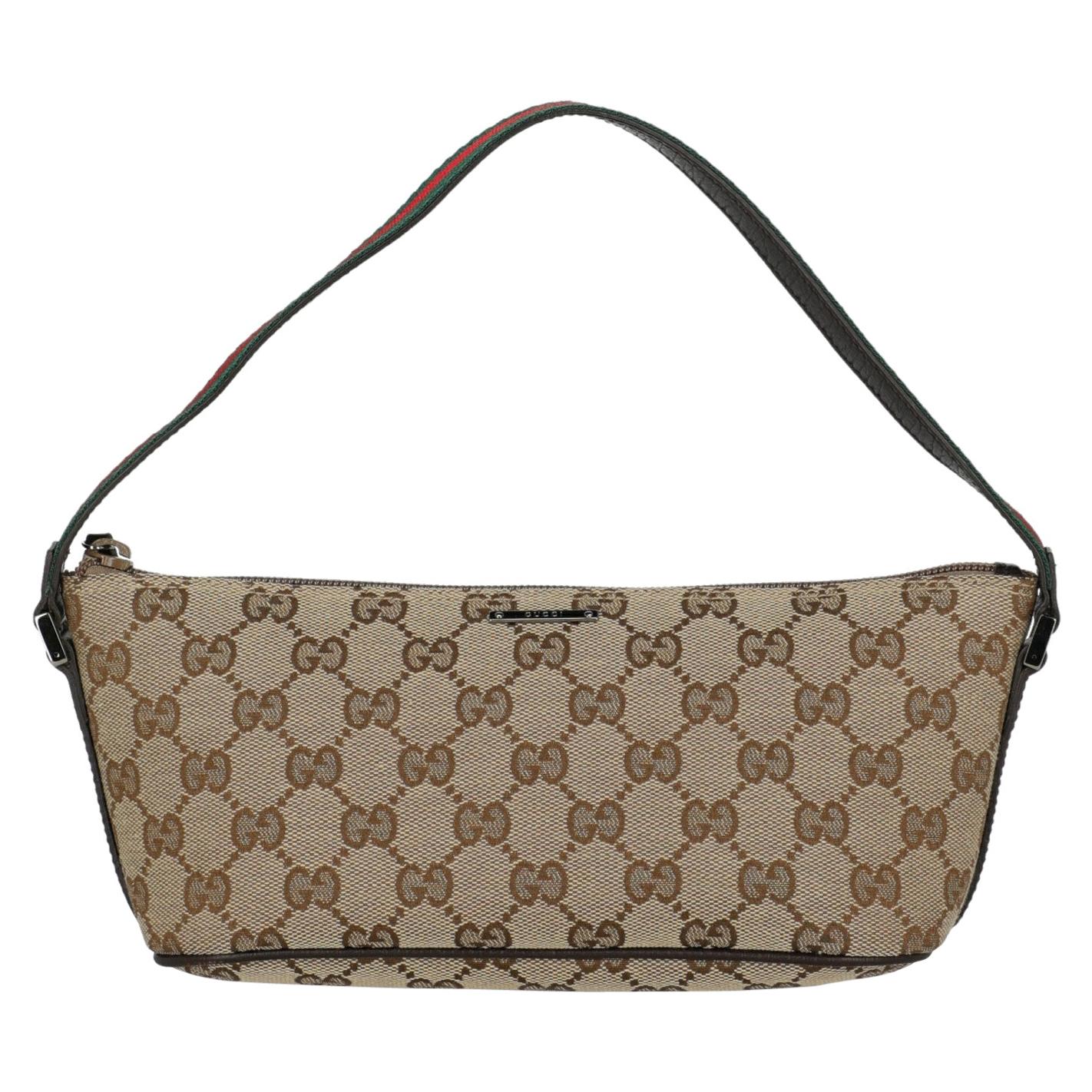 Gucci  Women Shoulder bags Beige, Brown Cotton For Sale