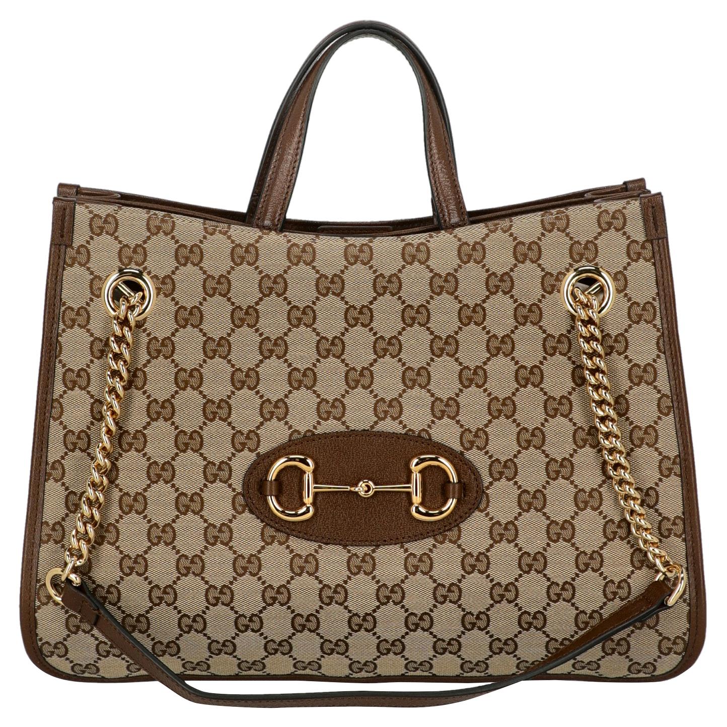 Gucci Women  Shoulder bags Beige Fabric For Sale