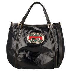 Gucci Women Shoulder bags Black, Green, Red Synthetic Fibers 