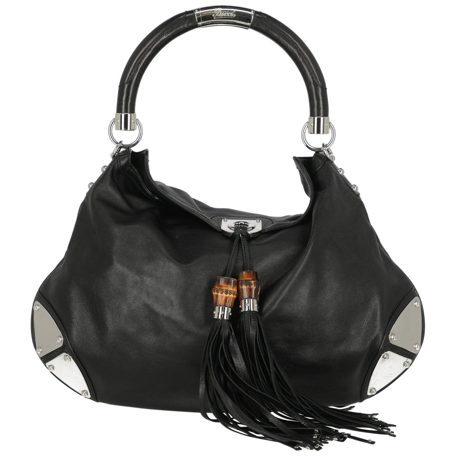 Gucci Women  Shoulder bags Black Leather For Sale