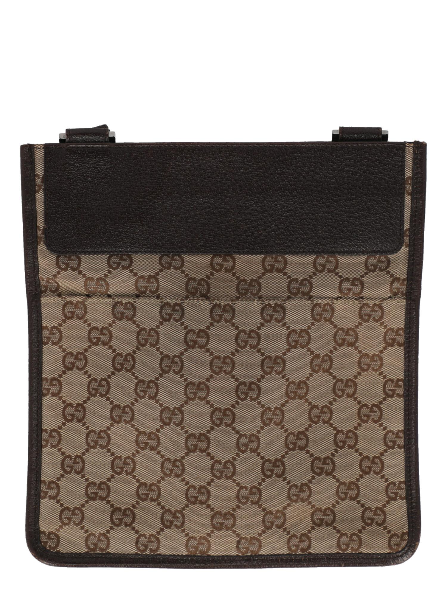 Gucci Women Shoulder bags Brown, Camel Color Fabric For Sale at 1stDibs