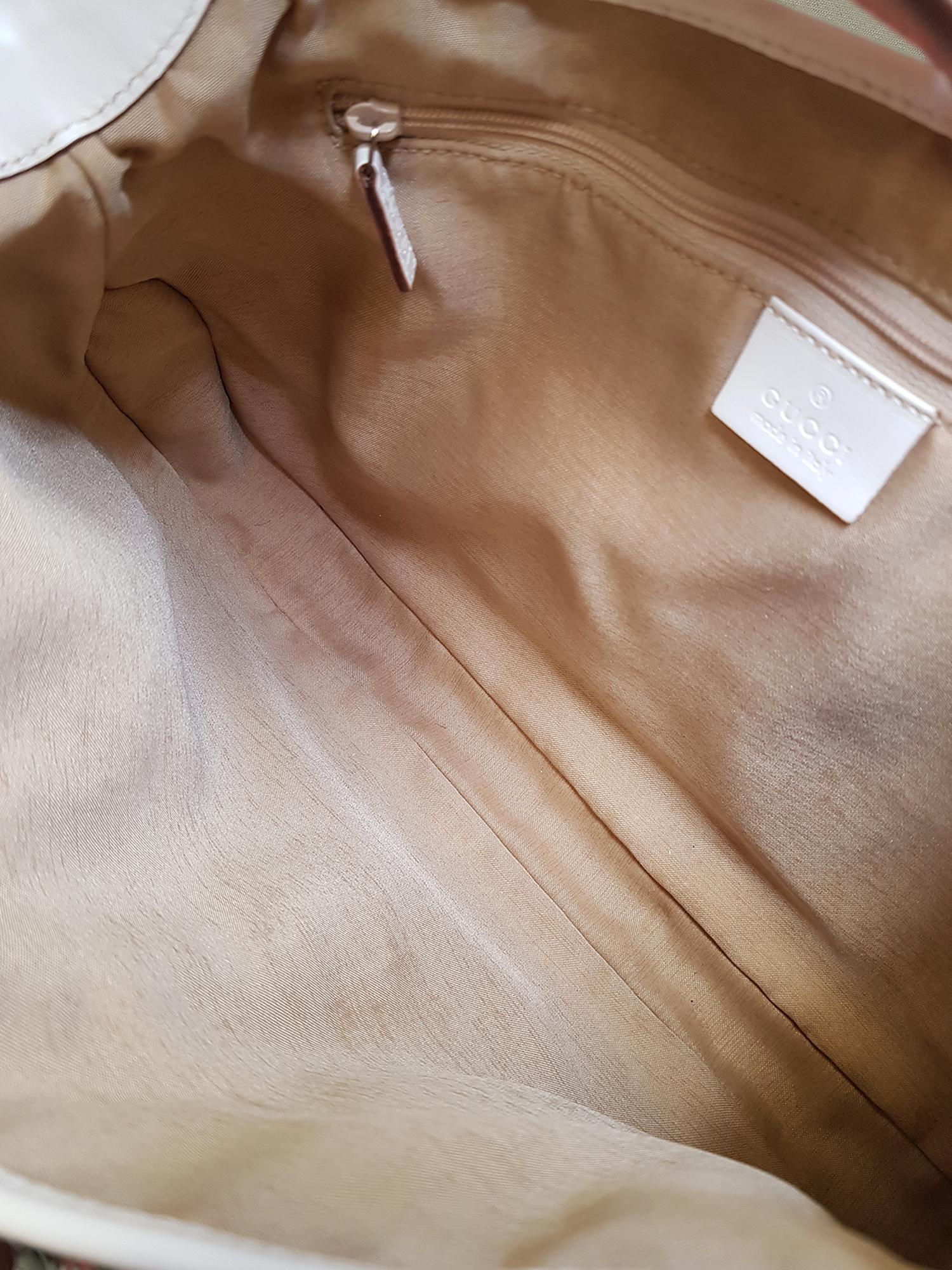 Gucci Women Shoulder bags Jackie Ecru Fabric  For Sale 1