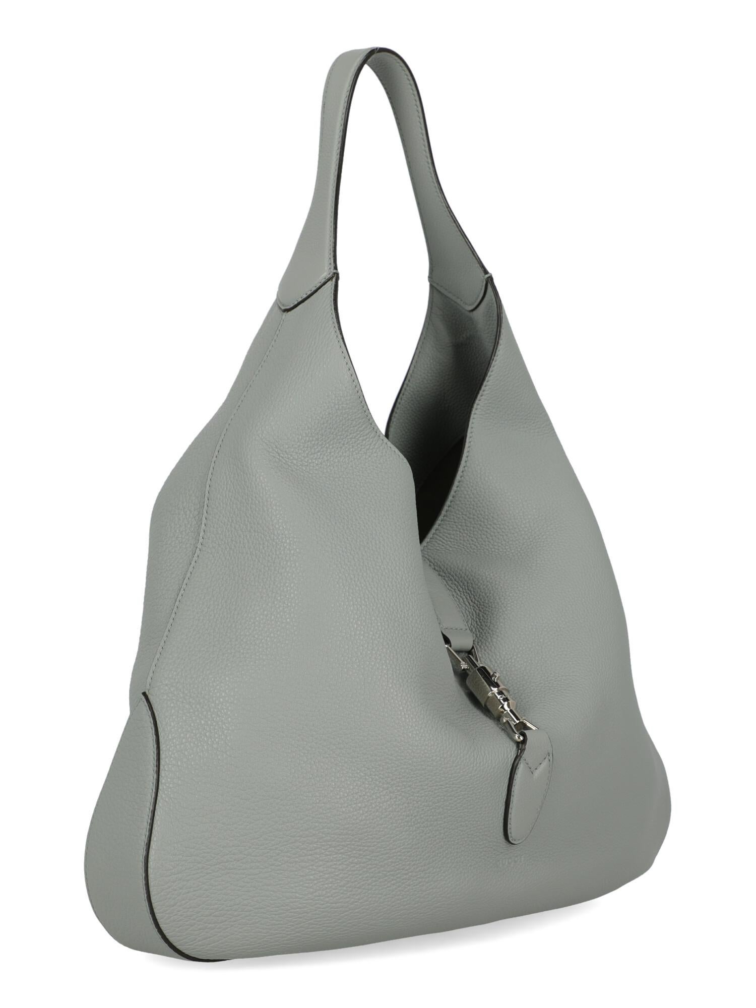 Gray Gucci  Women Shoulder bags  Jackie Grey Leather For Sale