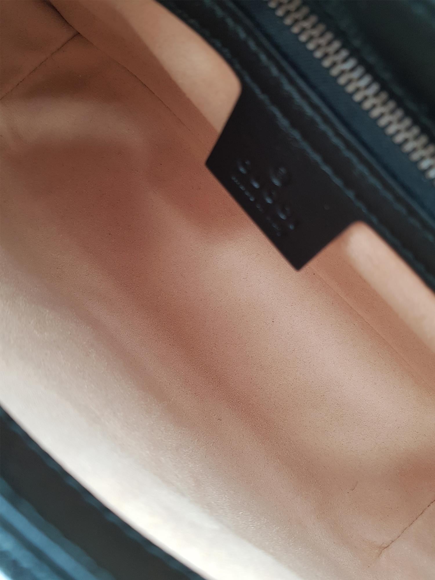 Brown Gucci  Women Shoulder bags  Marmont Black, Camel Color Leather For Sale