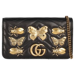 Gucci Women Shoulder bags Marmont Black Leather 