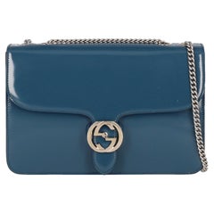 Gucci Women  Shoulder bags  Navy Leather 