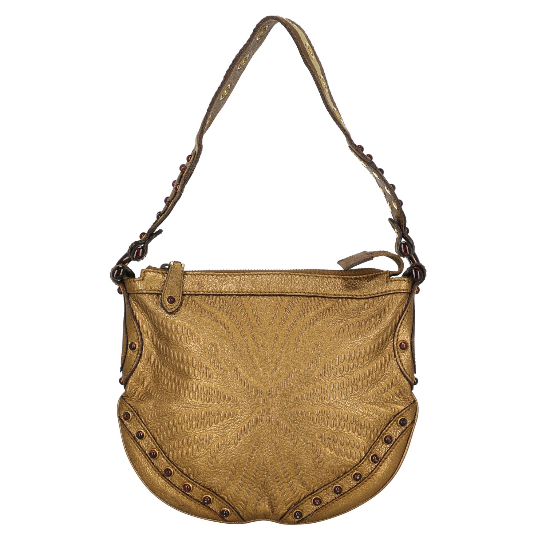 Gucci Women  Shoulder bags Pelham Gold Leather For Sale
