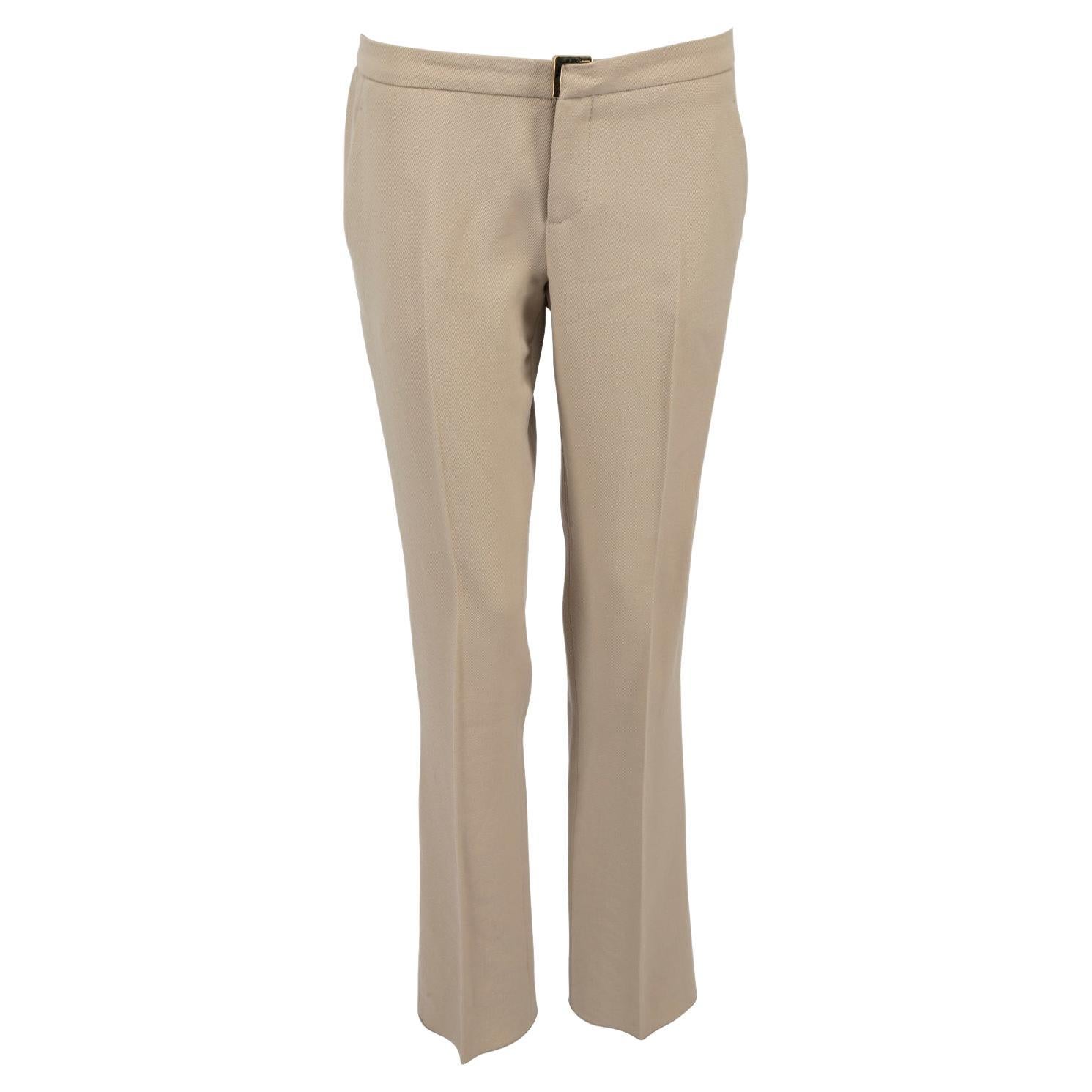 Gucci Women
s Beige Suit Trousers
