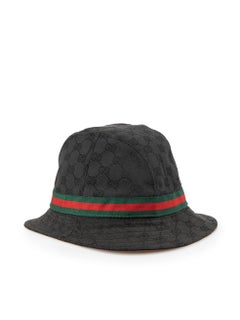 Gucci Women's Black GG Supreme Bucket Hat