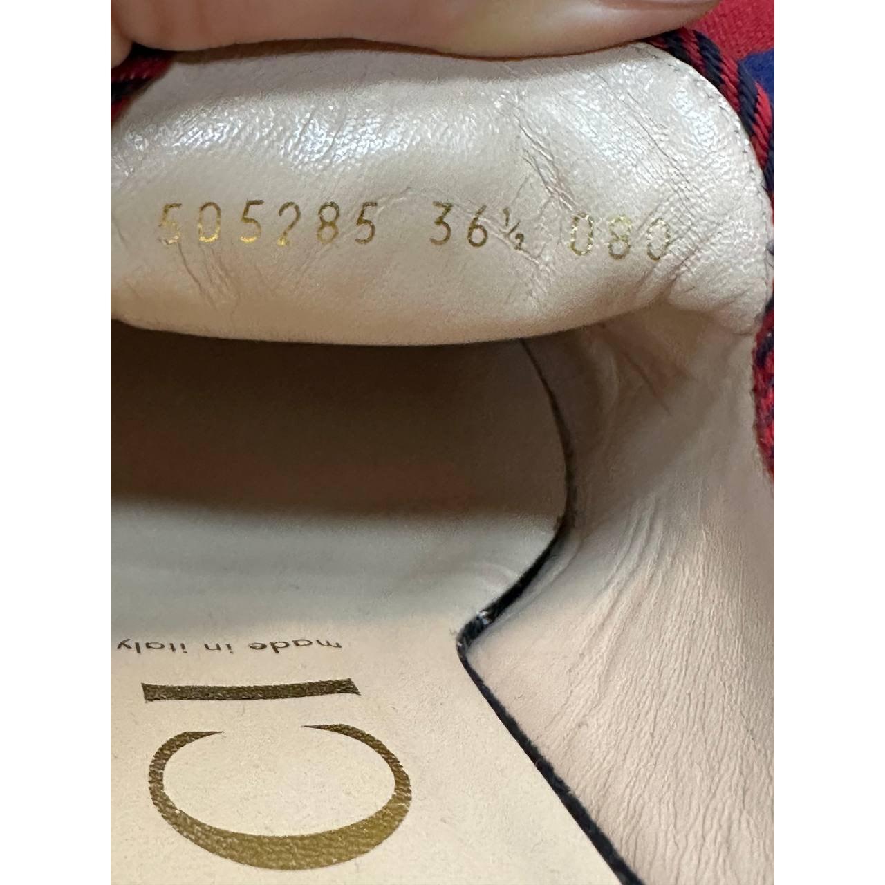 Gucci Mules con fiocco in velluto nero da donna sz.36.5 in vendita 4