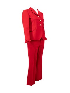 Gucci Women's Buttoned Jacket and Pants Set