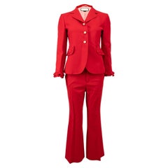 Gucci Women's Buttoned Jacket and Pants Set