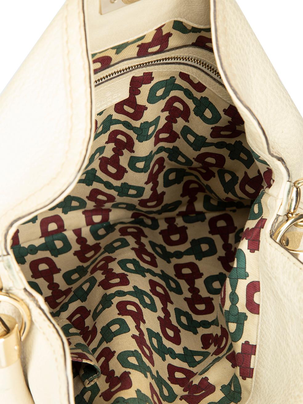 Gucci Women's Cream Bamboo Tassel Handbag 2