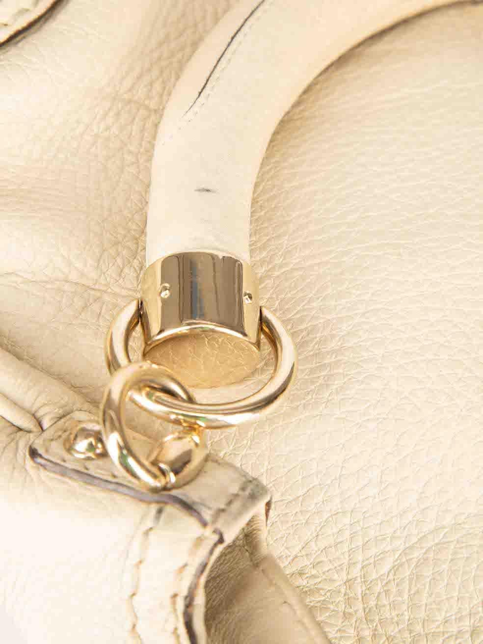 Gucci Women's Cream Bamboo Tassel Handbag 3
