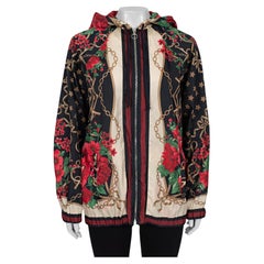Gucci Women's Floral Print Slim Fit Jacket Sz S
