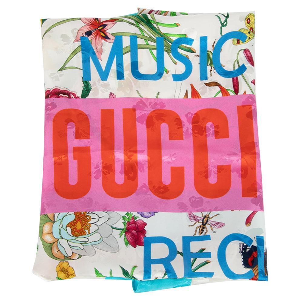Gucci Women's Gucci 100 Music Is Mine Silk Scarf