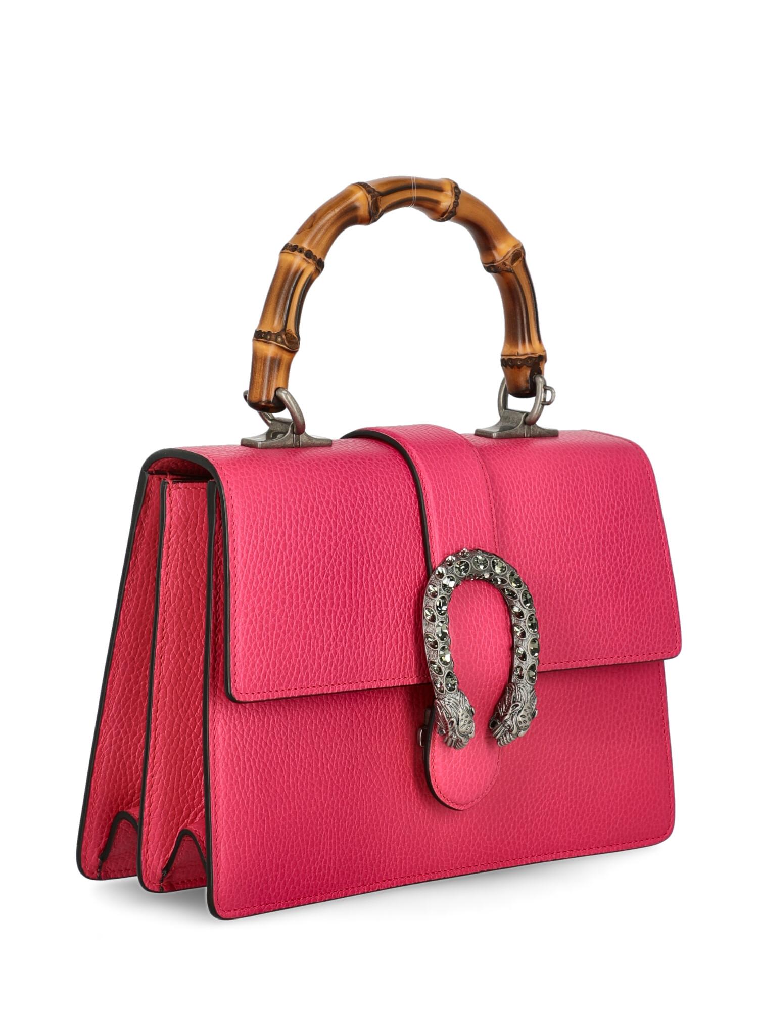 Gucci Women's Handbag Dionysus Pink Leather In Excellent Condition For Sale In Milan, IT