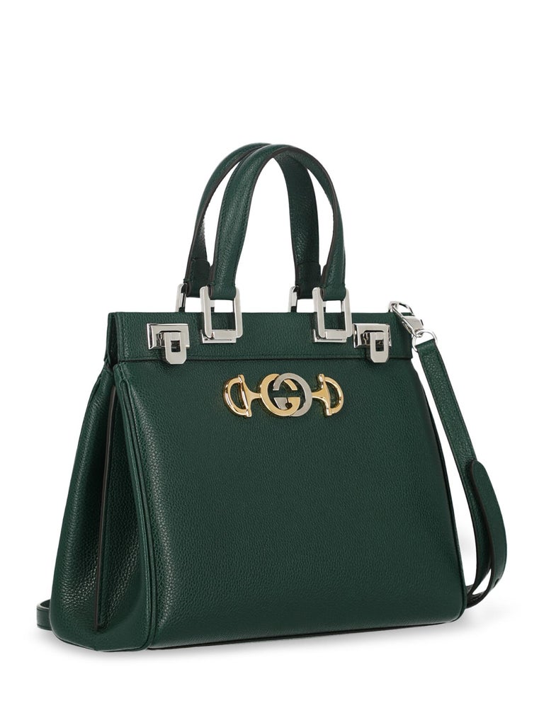 Gucci Women's Handbag Zumi Green Leather For Sale at 1stDibs