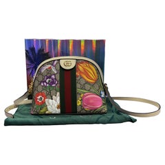 Sac à bandoulière en toile Ophidia GG Flora de Gucci pour femme avec boîte d'origine