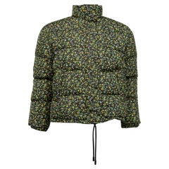 Used Gucci Women's Puffer Jacket with Floral Print