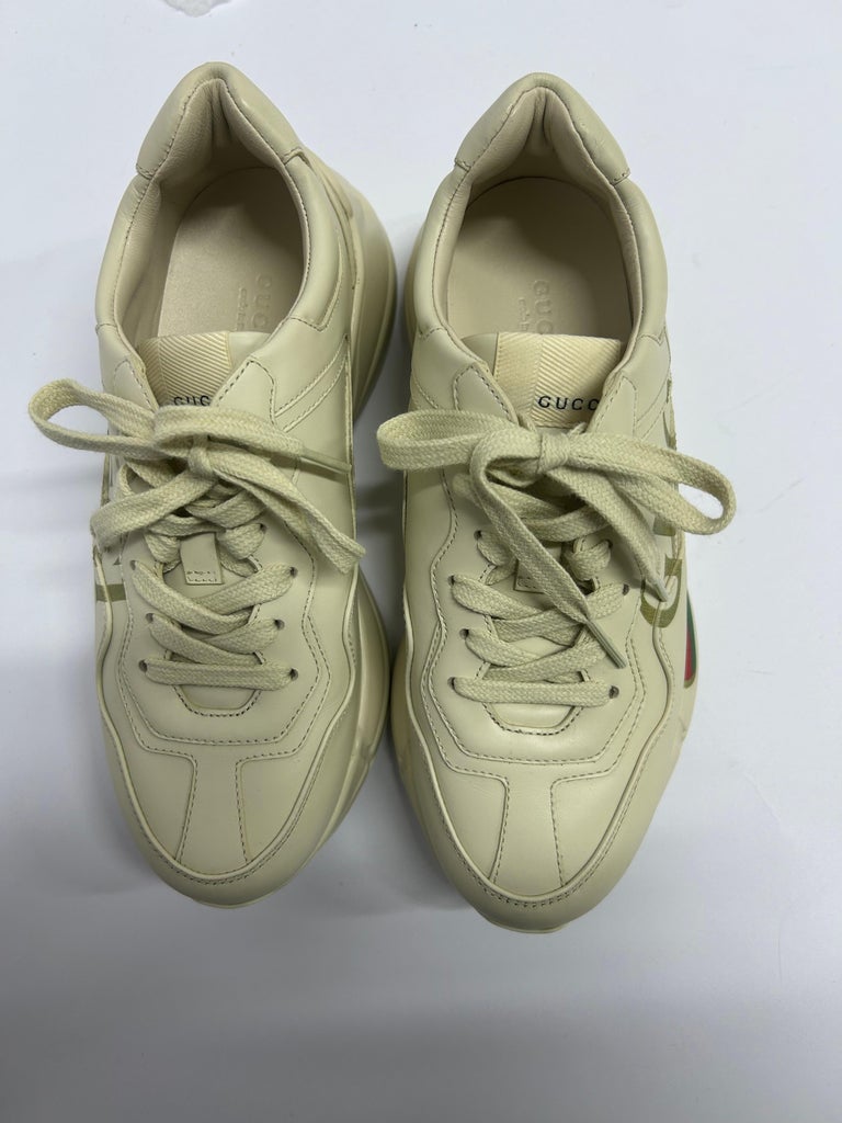 Gucci Baskets Rhyton avec logo pour femme, taille EU 37,5 sur