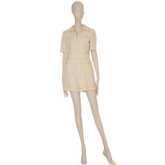 Gucci Kurzer Gürtel-Overall für Damen Elfenbein 38 IT