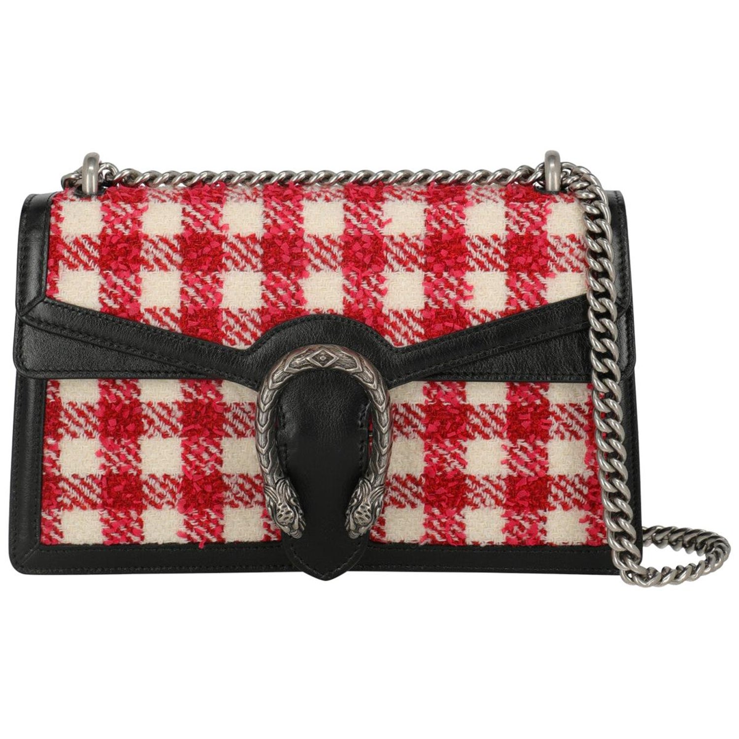 Gucci Women's Shoulder Bag Dionysus Black/Red/White Fabric For Sale at  1stDibs | gucci velvet bag
