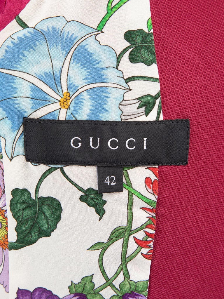 Gucci Women's Suit Blazer Jacket For Sale at 1stDibs