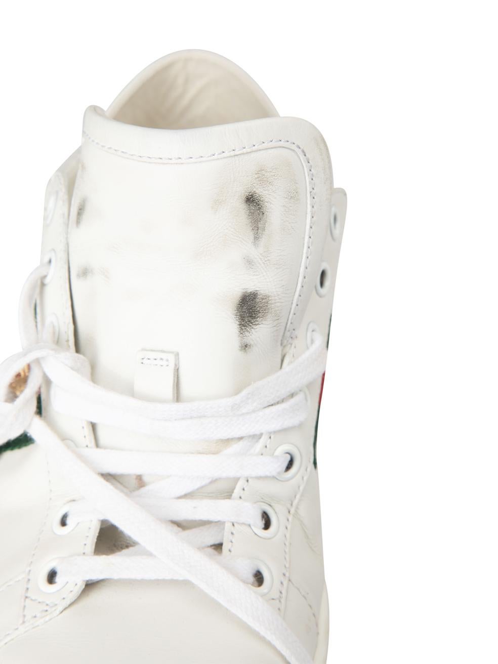 Gucci Women's White Ace Low Trainers 3