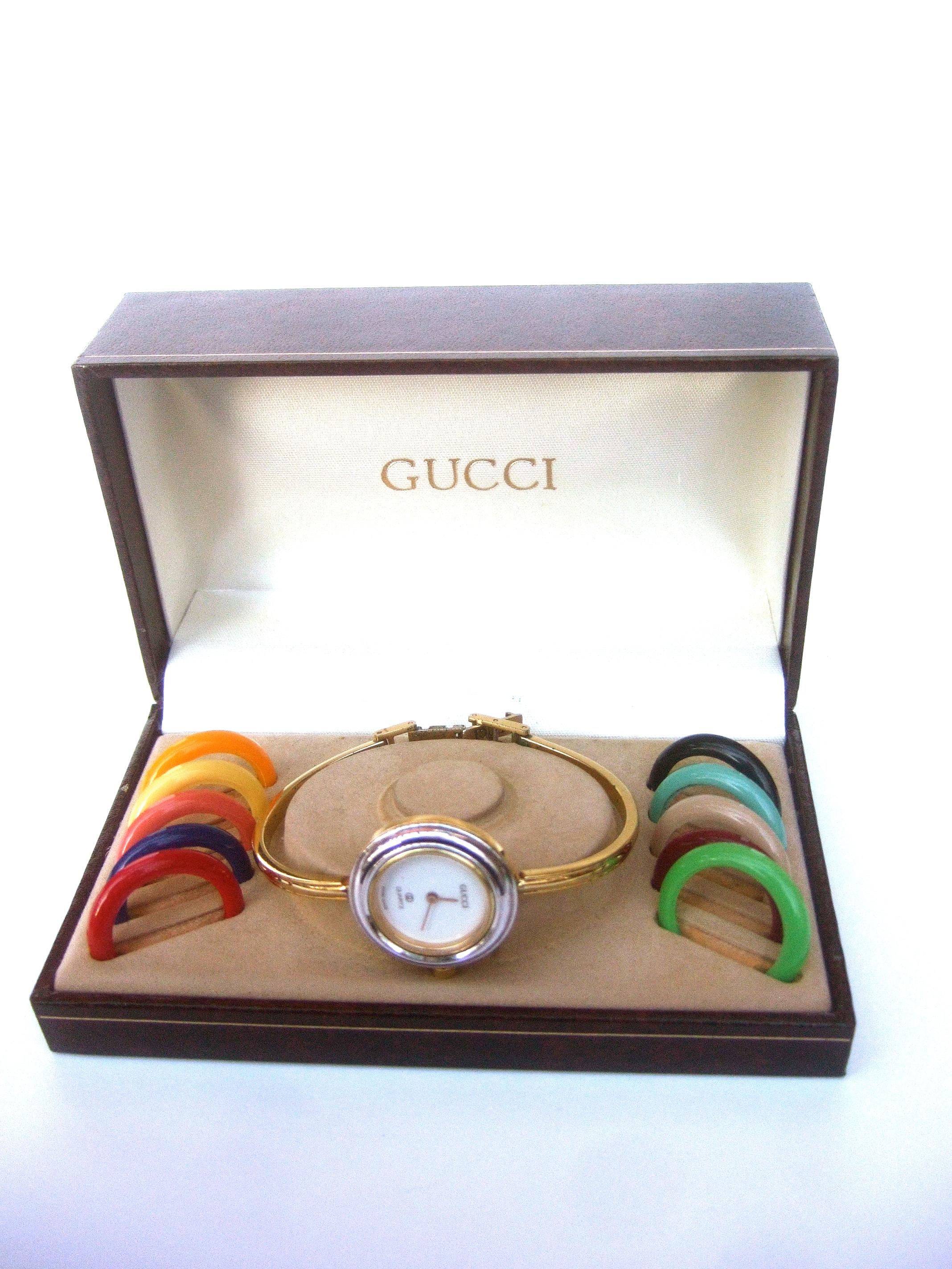 Gucci Womens Wrist Watch in Original Gucci Presentation Box c 1980s 9