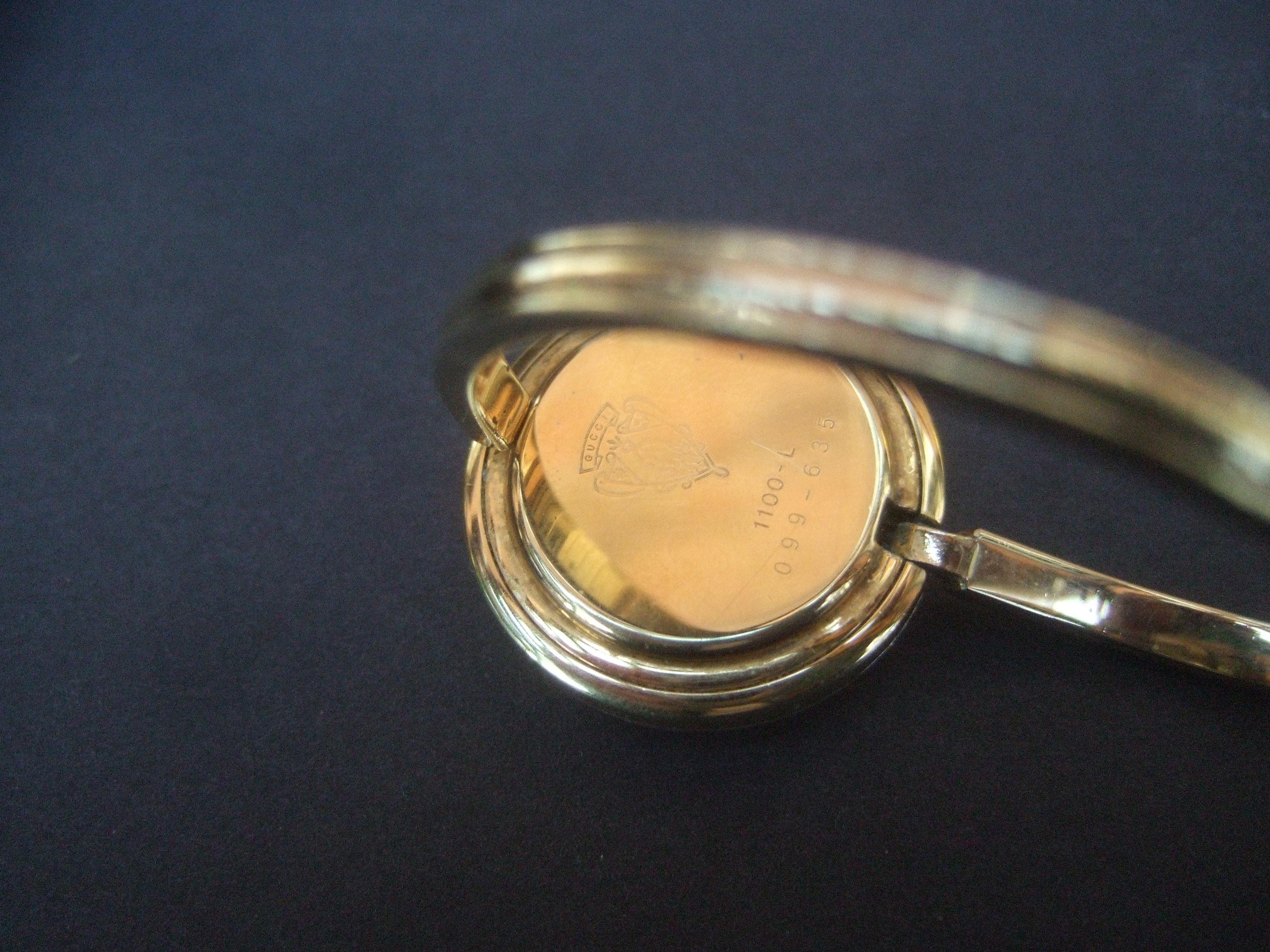 Gucci Womens Wrist Watch in Original Gucci Presentation Box c 1980s 11