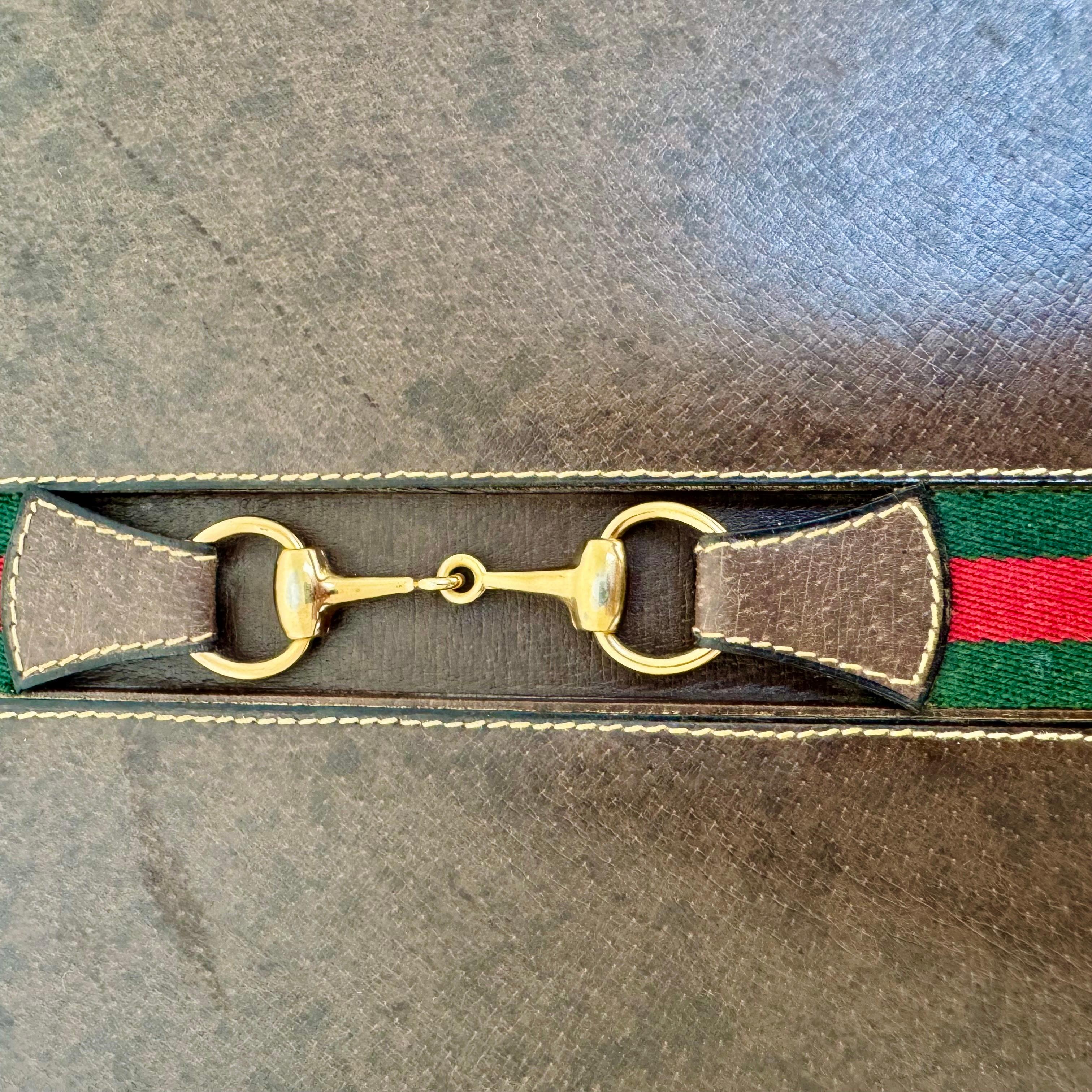 Gucci-Spielset aus Holz und Leder, Italien, 1970er Jahre im Angebot 1