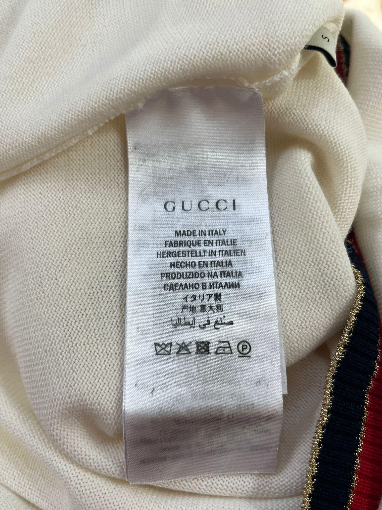 Gucci Wool Cardigan With Pearl Buttons 3