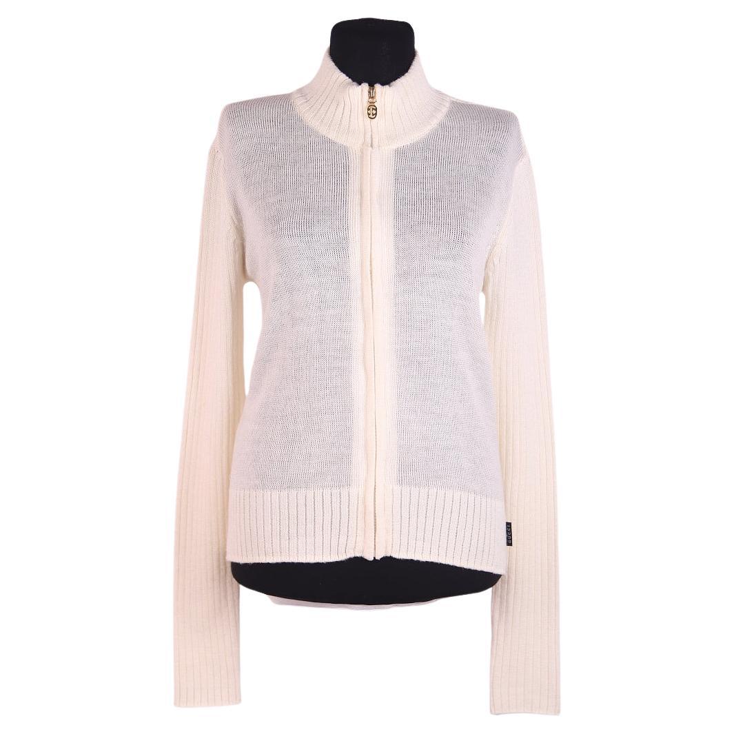 Gucci  Wool Cardigan with Zipper