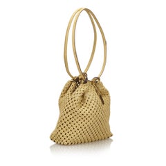 Gucci Woven Cotton Shoulder Bag