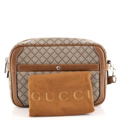 Gucci Wristlet Clutch Diamante Coated Canvas