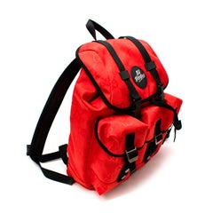 Gucci x 100 Thieves Red Off-The-Grid Nylon Backpack