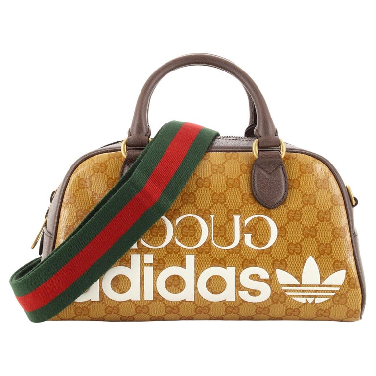 Gucci x adidas Duffle Bag GG Coated Canvas For Sale at 1stDibs | gucci x adidas  bag, adidas gucci trunk, gucci adidas bag