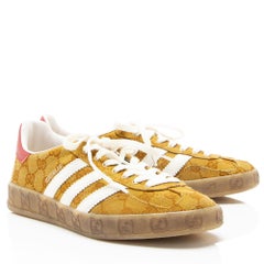 Gucci x Adidas GG Supreme Gazelle Sneakers - Size 6.5 / 36.5