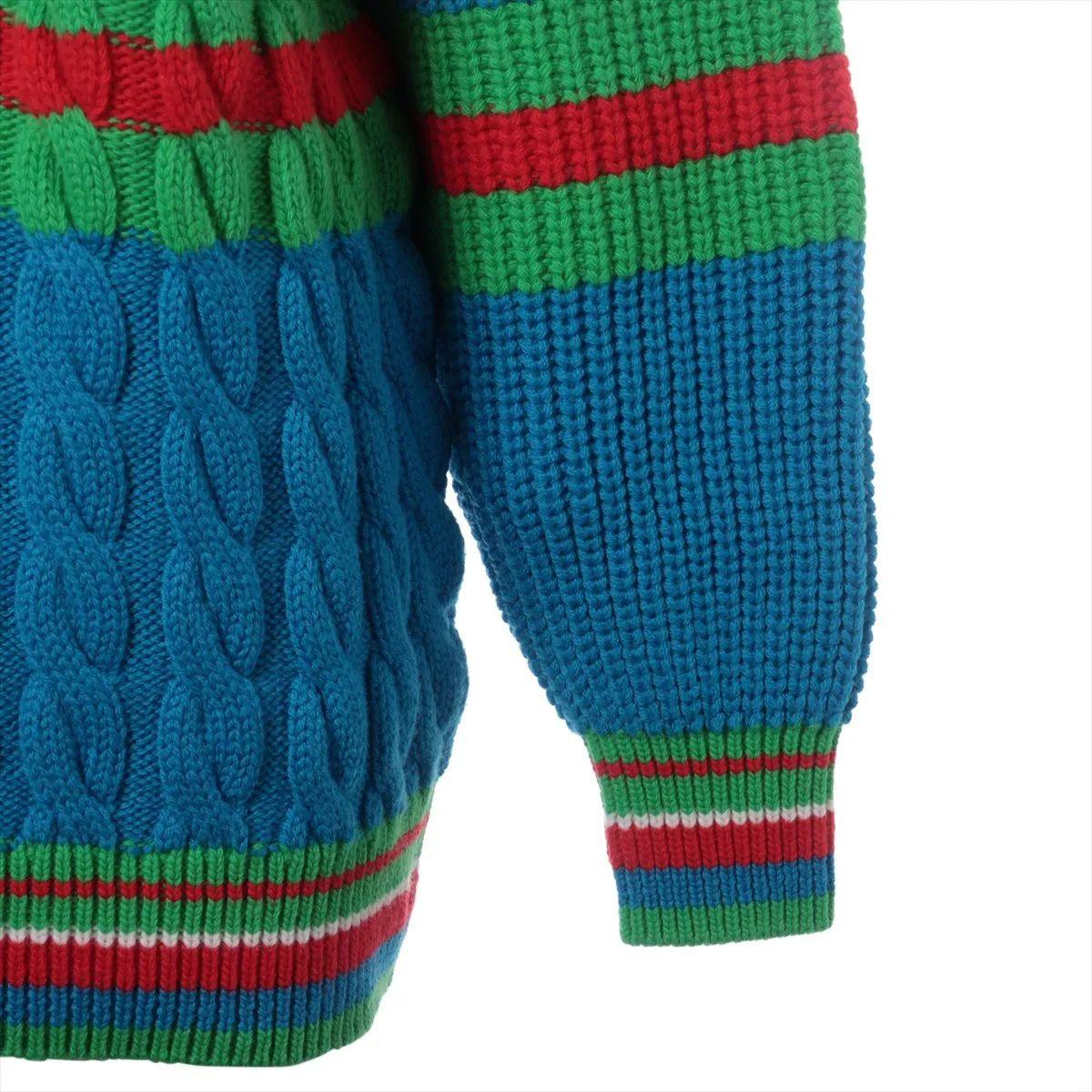 Maglia in lana e mohair Gucci x Adidas  Multicolore In condizioni buone a Humacao, PR