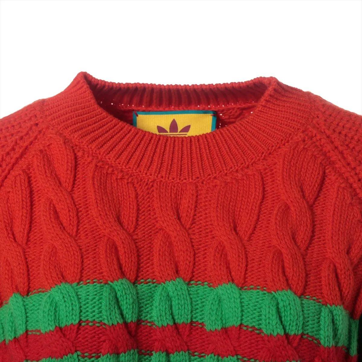 da uomo o donna Maglia in lana e mohair Gucci x Adidas  Multicolore