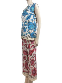 Collection Alessandro Michele Resort 2019 de Gucci Combinaison en soie Antoinette Poisson.