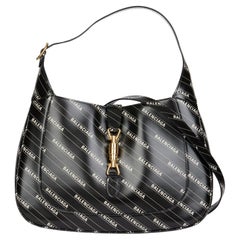 Gucci x Balenciaga 2021 Black Calfskin Hacker Project 1961 Jackie Shoulder Bag