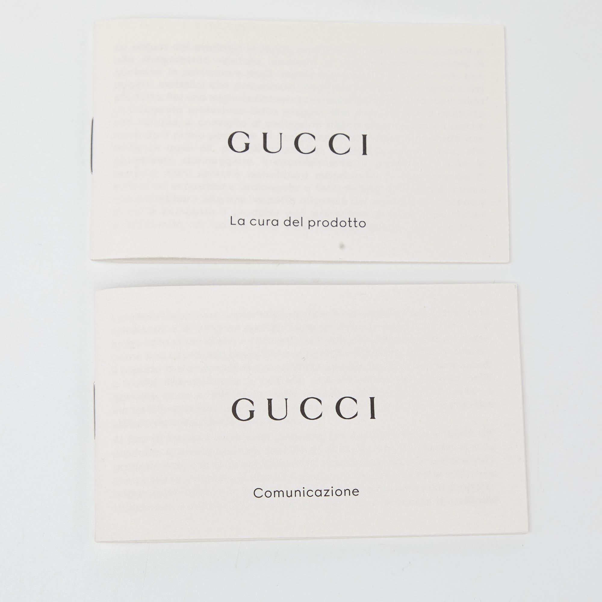 Gucci x Balenciaga Beige GG Canvas und Leder Trifold Wallet 3