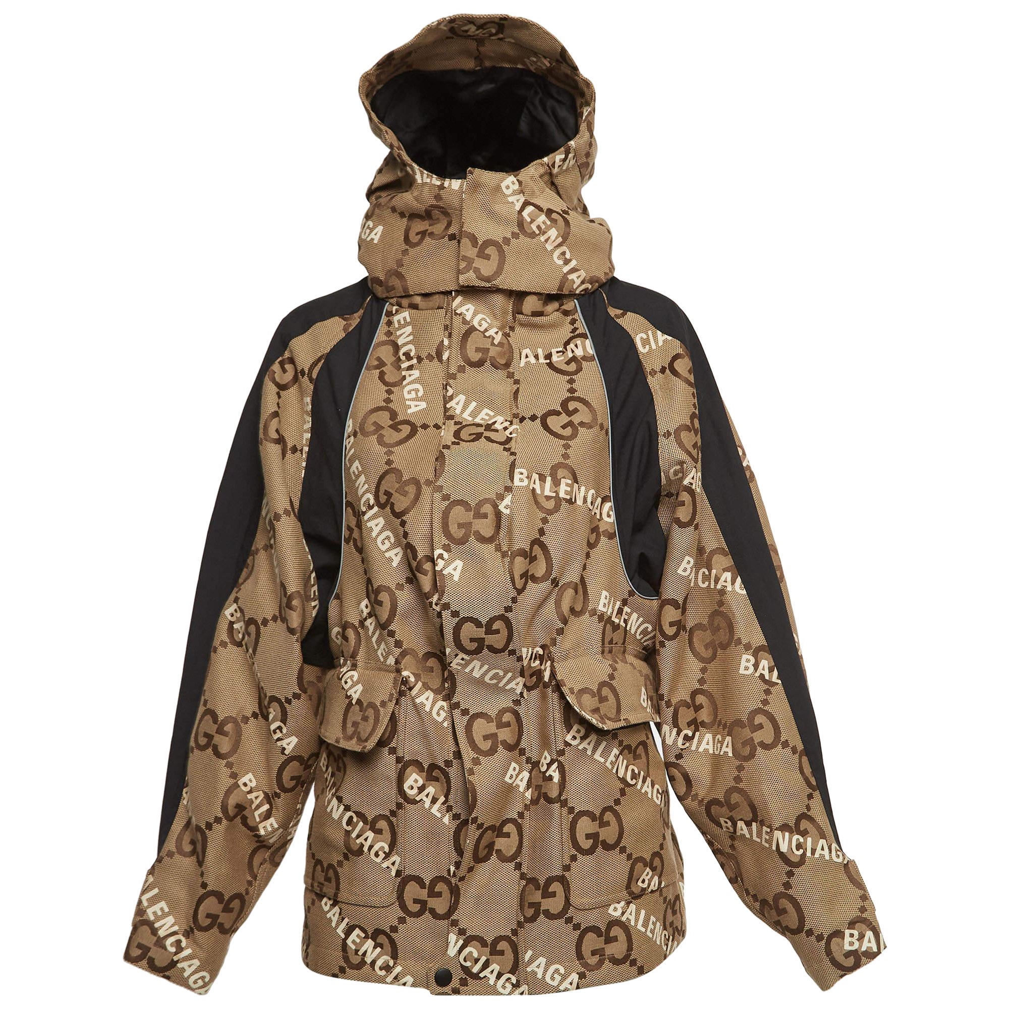 Gucci x Balenciaga Beige Jumbo GG Canvas The Hacker Project Jacket M