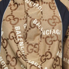 Gucci x Balenciaga Beige The Hacker Project Jumbo GG Canvas Jacket S