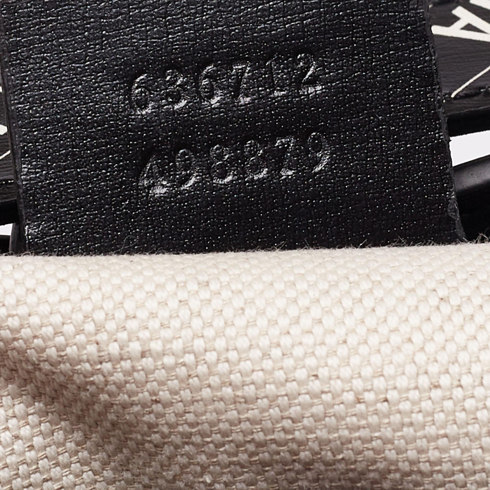 Gucci x Balenciaga Black Logo Leather The Hacker Project Jackie Hobo 2