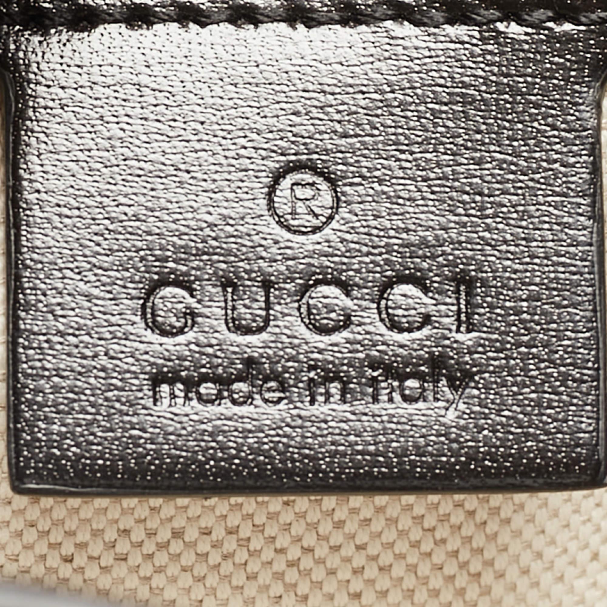 Gucci x Balenciaga Black/White Leather Medium Project Jackie 1961 HobO 7