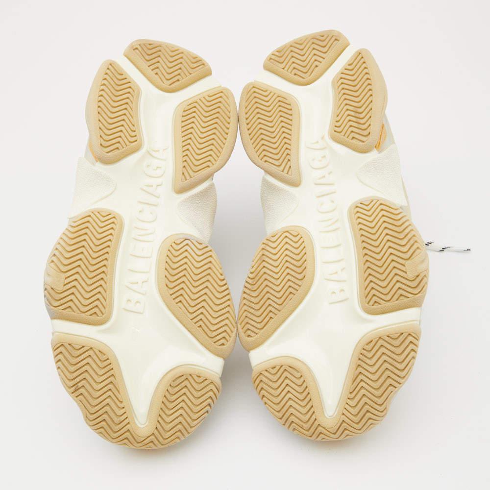 Gucci x Balenciaga Cream The Hacker Project Triple S Sneakers Size 36 5